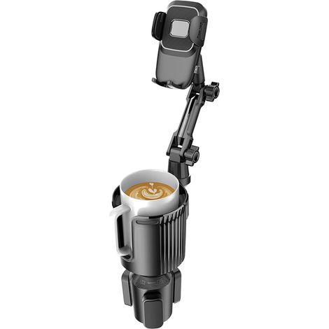 Porte-Bouteille d'eau Automatique Porte-Boisson de téléphone pour Voiture, conteneur de Tasse de véhicule, Insertion de Stockage de Nourriture, Adaptateur de Tasse d'eau pour Bouteilles de (1/5)