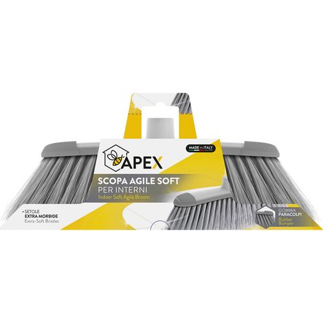 SCOPA AGILE C/PARACOLPI IN GOMMA