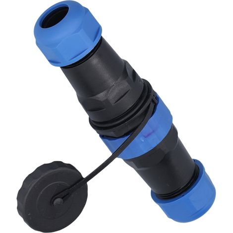 Connecteur avion 7 broches mâle femelle, prise étanche, antioxydant, usage universel, connecteur circulaire robuste pour câblage. (1/5)
