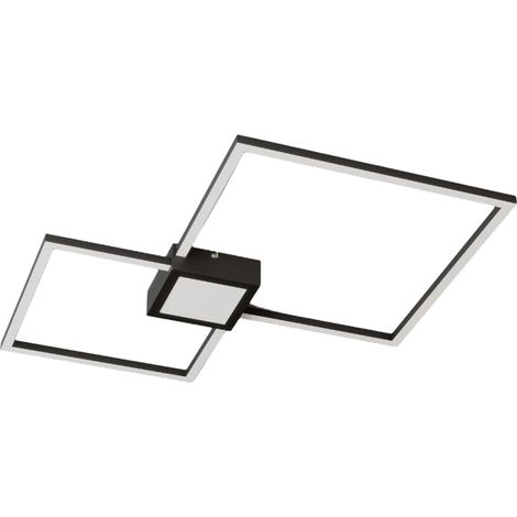 [NEUWERTIG] B-Ware Lindby Deckenlampe Duetto LED Lampe dimmbar anthrazit 28W 3380lm 3000K IP20 (1/2)