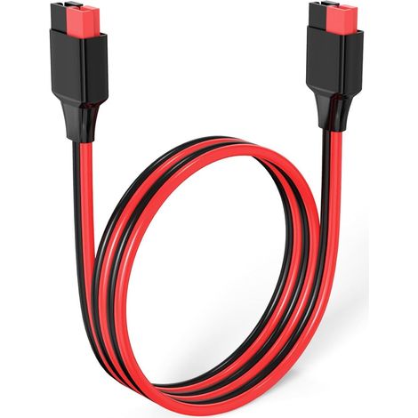 Câble Anderson 12AWG, Connector pour Station d'Énergie Portable, Générateur Solaire et Panneau Solaire(60cm) (1/5)