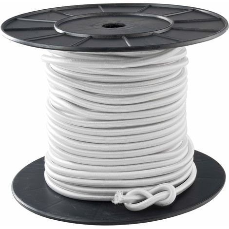 Werka Pro – Bobine tendeur blanc 8mm x 50 mètres – Polypropylène pour chantiers humides – Système de tension efficace