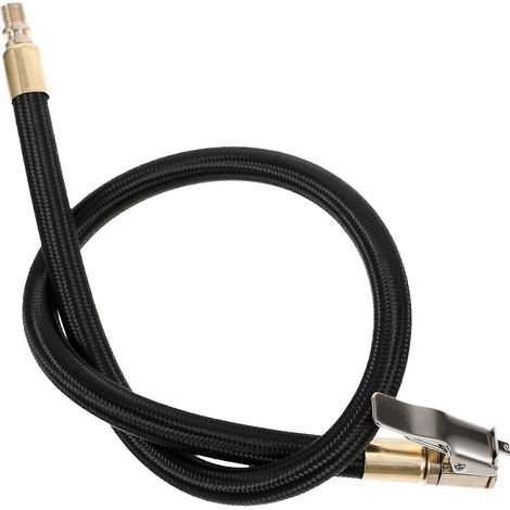 Rallonge pour gonfleur de pneus, adaptateur pour tuyau d'air de voiture, tuyau de gonfleur de pneus de voiture, tuyau de pompe à pneus-50CM (1/4)