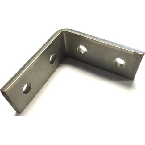 M10 4 Hole Angle Plate (1325) for Channels T304 Stainless Steel (As Unistrut / Oglaend) (1/2)