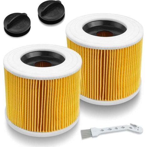 Filtre à Cartouche, Lot De 2 Filtre Aspirateur Karcher, Pour Kärcher WD3 Premium, WD2, WD3, WD3P, MV2, MV3 - Filtre WD3 - Filtre De Rechange Pour Aspirateur Kärcher 6.414-552.0/64145520 Google (1/4)