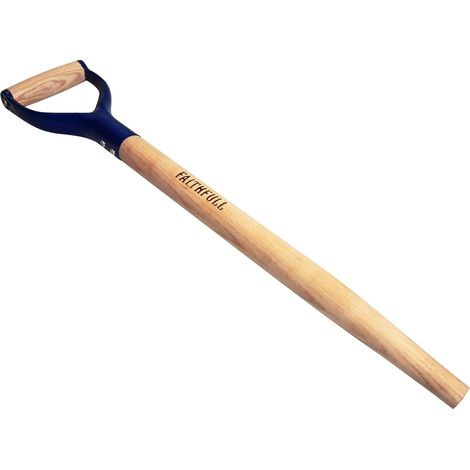 1 - Manche De Rechange - Bois De Frêne - Conique Courbé - Pour Bêches Fourches Et Pelles - Jardinage Et Agriculture - Naturel - 71x3,8 Cm
