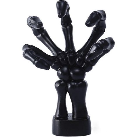 Schwarzer Geisterhand-Wandhaken für Schlüsselhalter, Schmuckorganizer und Wandhalterung