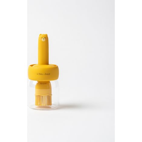 Brosse huile silicone bouteille ours jaune pour la maison (1/5)
