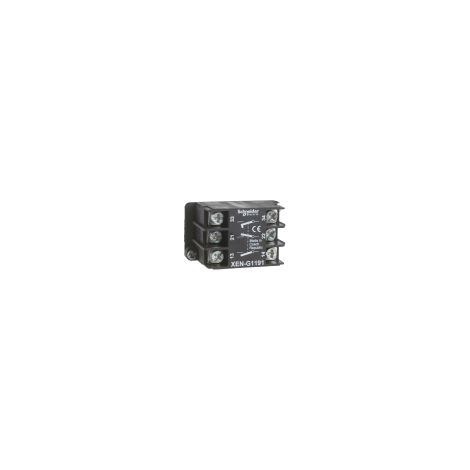 SCHNEIDER ELECTRIC XENG1191 XENG BLOC DE CONTACT À RAPPEL, 10 A, 600V