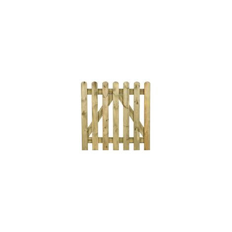 STECCATO CANCELLO IN LEGNO 100xh100 cm "POLLY 11" PER RECINZIONI GIARDINO ESTERNO (1/3)