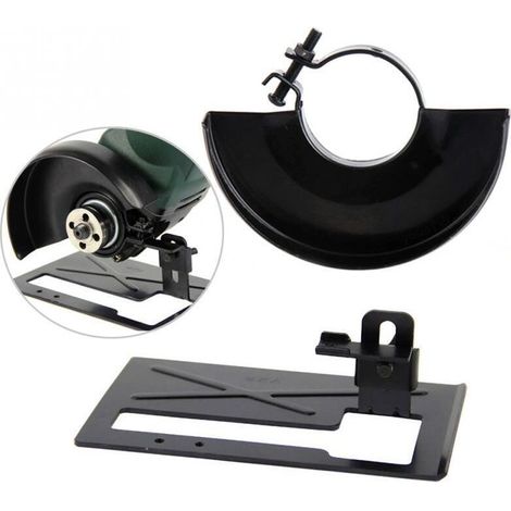Meuleuse d'angle support de coupe spécial meuleuse d'angle accessoires de machine de découpe variable plaque de fond épaissie coupe du bois (1/4)