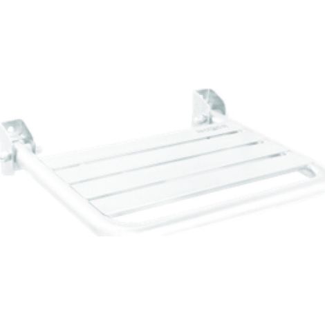 Asiento de ducha plegable adosado a pared - NOFER Acabado: Blanco