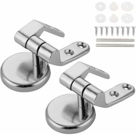 Charniere Abattant WC Fixations de Remplacement Charniere Abattant En Alliage De Zinc WC Sige Charnire pour bois Rsine MDF Odipie (1/5)
