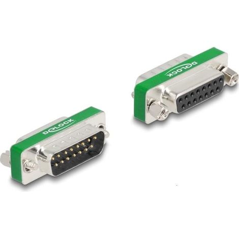 Filtre antiparasite HF/EMI, D-Sub 15 Pin mâle / femelle, passe-b (1/2)