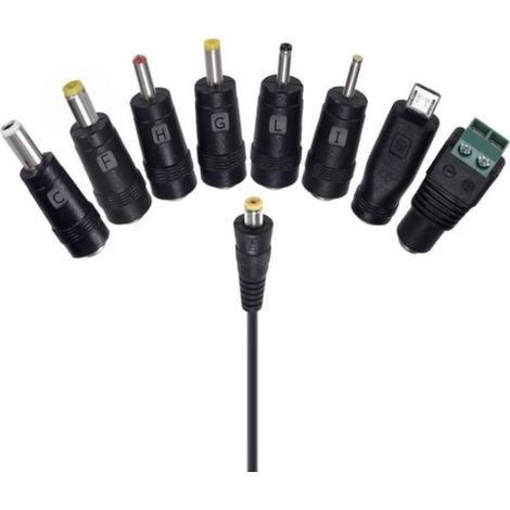 Einstellbares 3-12V-Netzteil – 30W Schaltnetzteil – 8 austauschbare Steckdosen – Für elektronische Geräte (1/5)