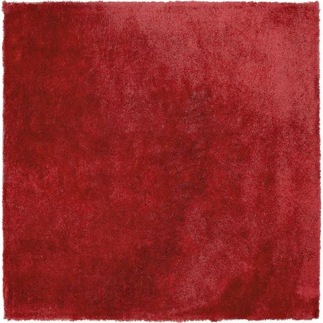 Tappeto shaggy rosso 200 x 200 cm Evren (1/5)