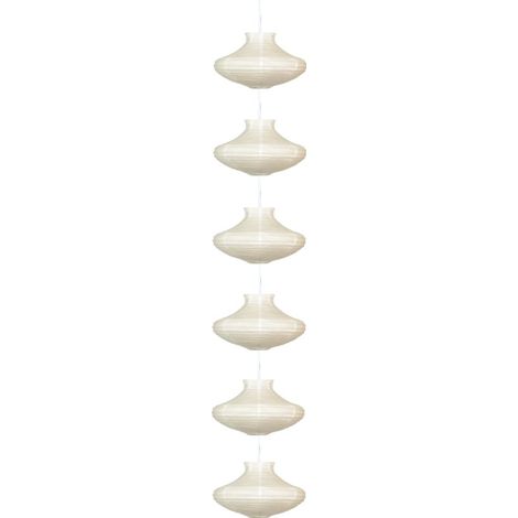 Lustre Candellux Griff 6xE14 blanc papier 25cm design