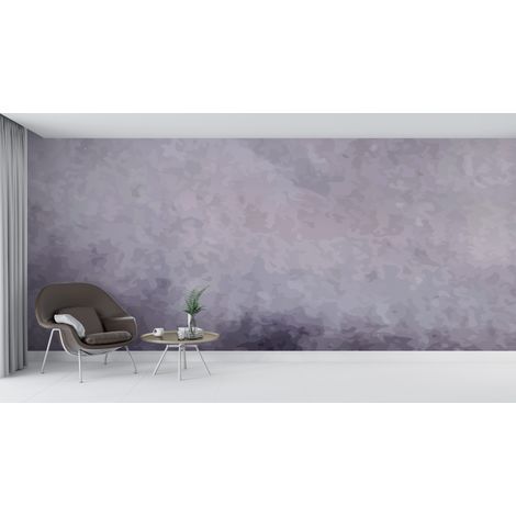 Papier peint grunge - fond abstrait nuageux violet et gris - 150 x 250 cm (1/2)