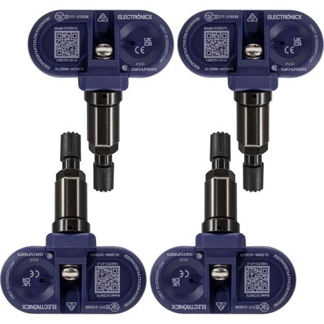 4 Sensores TPMS/TPMS Bluetooth ▶ Tesla, BLE, Reemplazo ▶ 1490701-01-A/B/C ✓ Sensor Presión Neumáticos Set