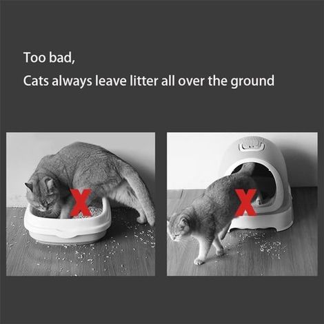 Doppellagige Katzenstreumatte 30 x 30 cm Wabenmuster Urinabweisend wasserdicht und waschbar Katzenstreumatte zur Kontrolle und zum Auffangen von (1/4)