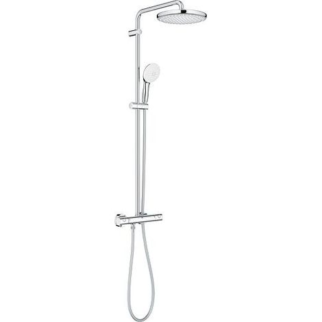 Colonne de douche Tempesta Cosmopolitan 250 Chromée, mitigeur thermostatique, pomme Ø250 mm - Grohe