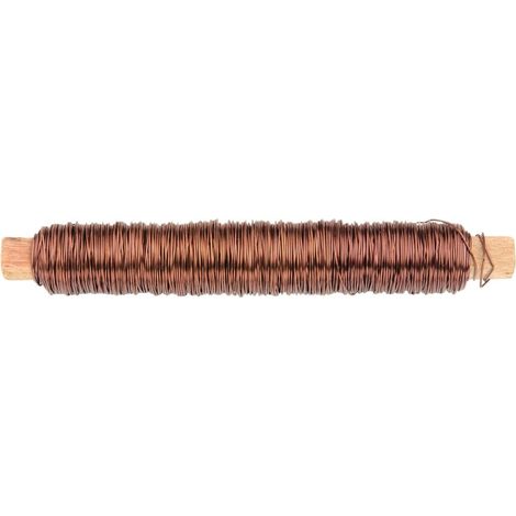 Glorex Wickeldraht braun, 0,5 mm Bastelmaterial (1/2)