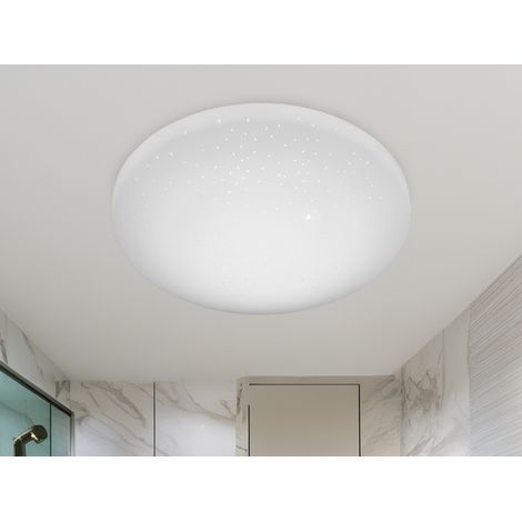 LED Deckenleuchte SILMA klein mit Sternenhimmel fürs Bad IP44, Ø 28cm (1/5)