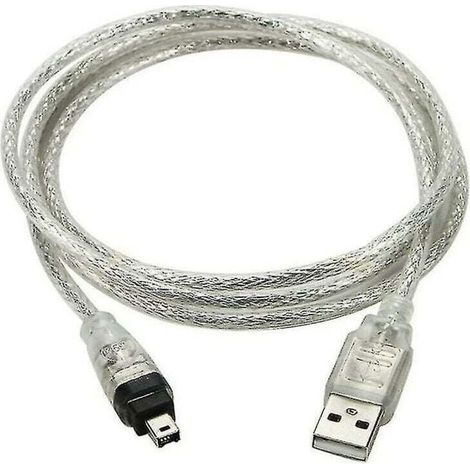 Câble adaptateur USB mâle vers Firewire Ieee 1394 4 broches Ilink câble 1394 pour Sony