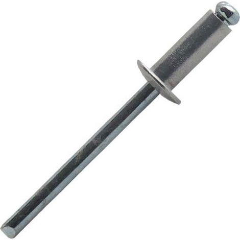 Remaches de aluminio cabeza plana Scell-it ASD 4x14 mm 250 unidades