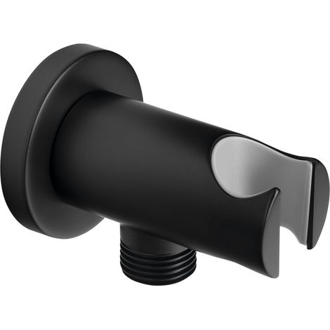 Sapho - Coude mural avec support, noir mat 1205-09B