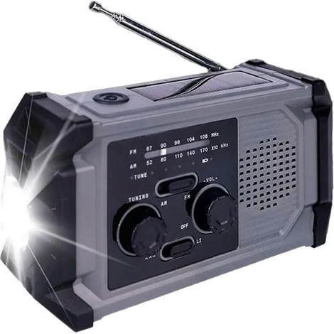 Radio AM FM extérieure avec capacité de charge solaire, mécanisme (1/5)