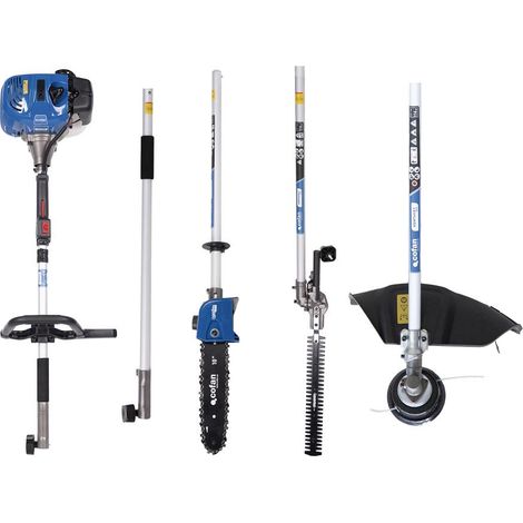 COFAN multiherramienta 4 en 1 modelo kentuky pack 52 cc , Multiherramienta 4 en 1 diseñada para quienes buscan versatilidad y potencia en una sola máquina. Con un motor de gasolina (1/5)