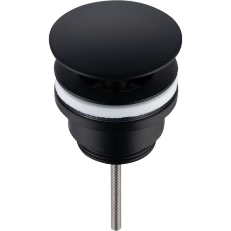 Balneo Bonde clic-clac universelle, pour lavabo, finition noir, laiton (1/5)