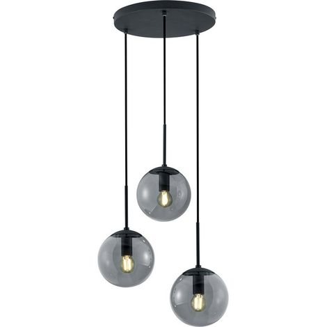 Trio Lighting Lámpara de techo 3 bolas de cristal Balini (1/2)