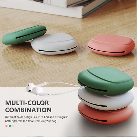 Organizzatore per auricolari in silicone, custodia per cavi dati, mini astuccio, mini portachiavi - AquaForge