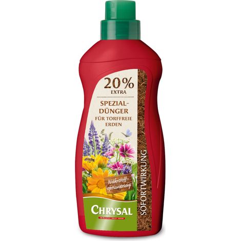 Chrysal Spezial-Dünger für torffreie Erde - 1200 ml