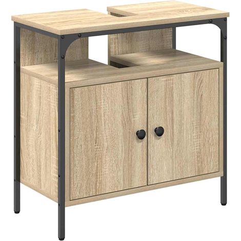 Maison Exclusive - Mobile da Bagno Beige 60 x 30 x 60 cm Legno multistrato