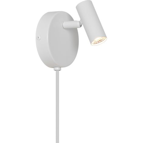 Applique murale Omari Round  Métal Blanc ,  H. 12 - IP20 - LEDModule /  Nordlux Intérieur