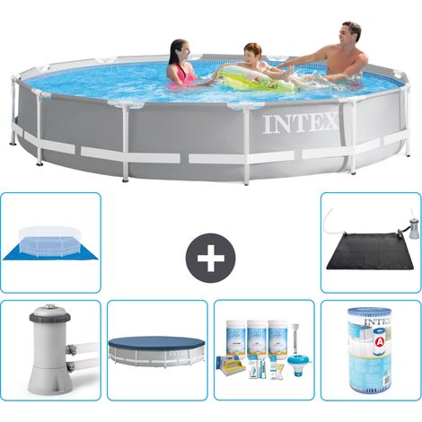 Intex Piscine Prism Frame Ronde - 366x76 cm - 7-pièces S32120 (1/5)