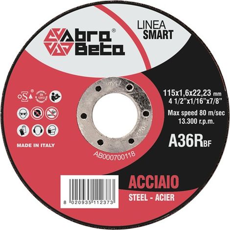 DISCO TAGLIO SMART ROSSO 230X2MM PER ACCIAIO