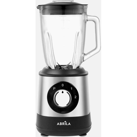 Batidora de vaso escarlata acero/negro 1500w 2vel+pulso 4h.acero inox.jarra cristal 1,5l protec.antidesliz. 39x19x18,5cm