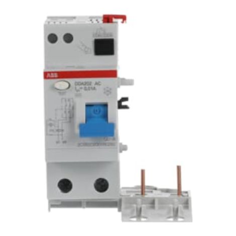 Blocco differenziale 2p 25a 10ma tipo ac abb b427910