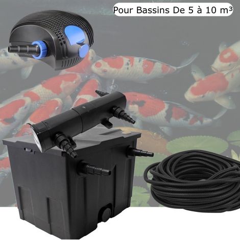 Kit De Filtration, Avec UV 18W, Pour Bassin De Jardin : 6 à 12 m³ (1/5)