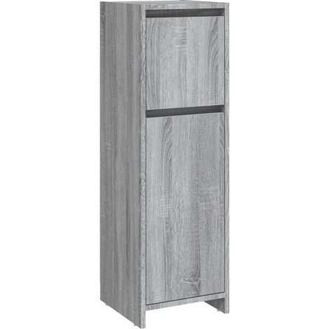 Maison Exclusive - Armadietto Bagno Grigio Sonoma 30x30x95 cm in Legno Multistrato