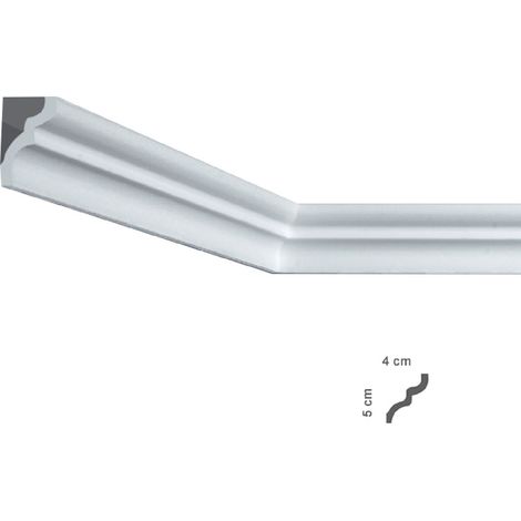 CORNICE DECORATIVA PER SOFFITTO mod. I856 - mm 40 x 50- 80 pezzi  - BOVELACCI