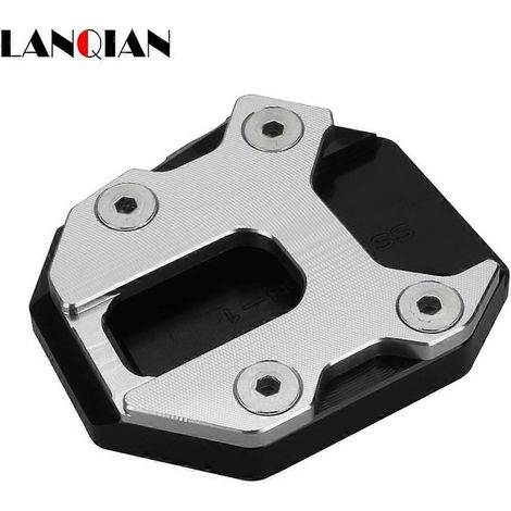 Aplicable a accesorios para motocicletas: caballete lateral para Yamaha MT09/SP TRACER 9/GT XSR900 2021-2024 2025. Nueva placa de soporte ampliada (verde militar). (1/5)