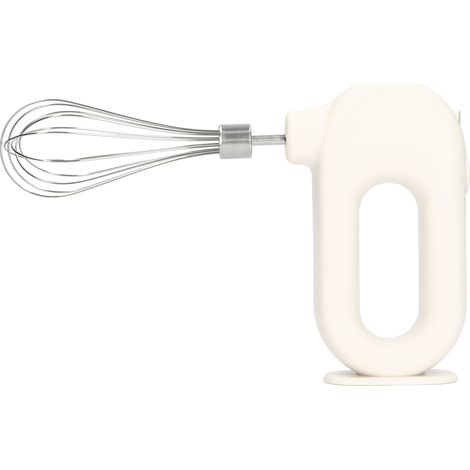 Elektrischer Handmixer mit USB-Anschluss, 4 Leistungsstufen, tragbarer Milchaufschäumer für die Küche (weiß). (1/5)