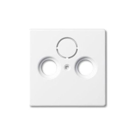 Busch-Jaeger Zentralscheibe dav/sws f.Antennendose 2Loch 1743-84 (1/5)