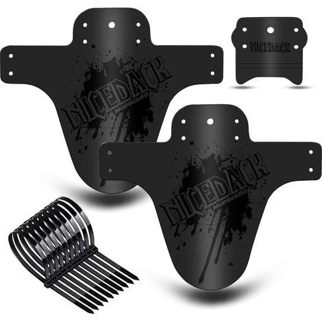 Garde-boue VTT Jeu de Garde-boue Avant et Arrière pour Vélo Flaps de Protection Contre la Boue Accessoires de Vélo (1/5)