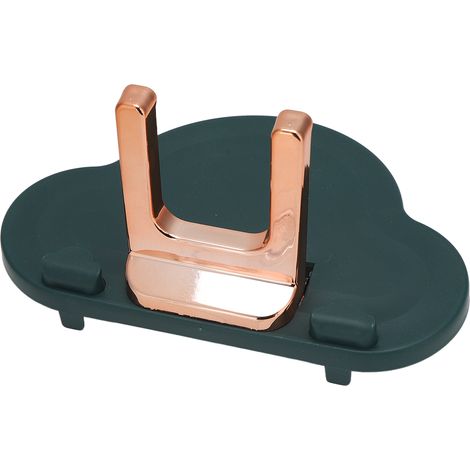 Support Sèche-Cheveux En Plastique Pliable - Rangement Mural Sans Perçage - Organisateur Pour Salle De Bain - 1 Pièce (1/5)